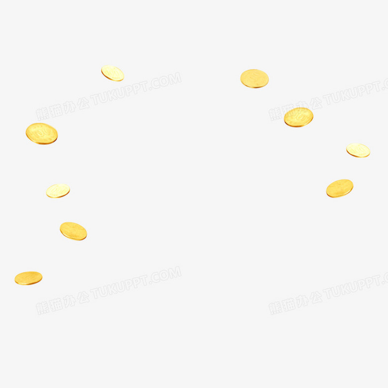 金币PNG图片素材免费下载_psd格式_熊猫办公