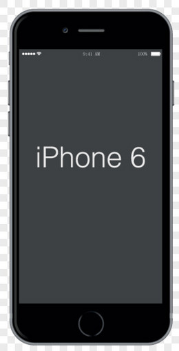 苹果6模型产品图iPhone手机iPhone6黑色