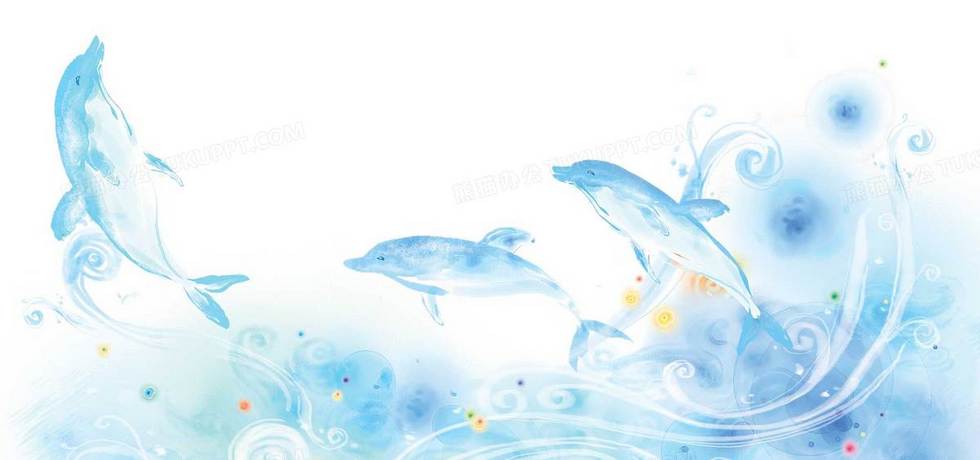 蓝色的鱼绘画 980