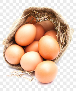 麻袋里的鸡蛋高清图片