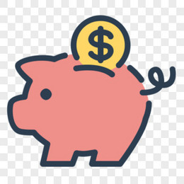 硬币钱小猪决议省钱储蓄AAMI平：新的一年的决议！