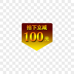 拍下立减100元