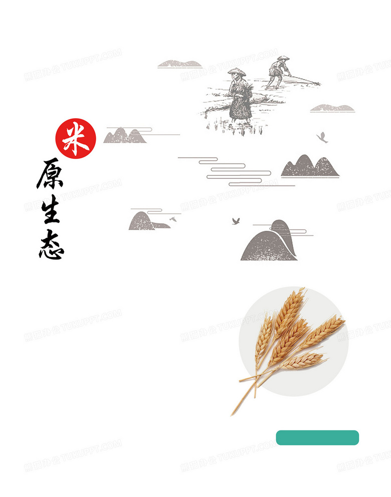 原生态大米包装图.背景图片素材免费下载_熊猫办公