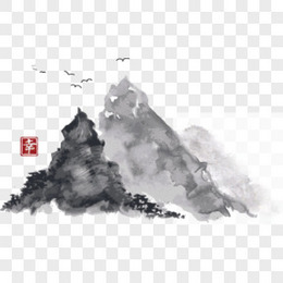 中国风水墨山水画