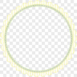 相框矢量图边框剪影 圆形集合圆环边框