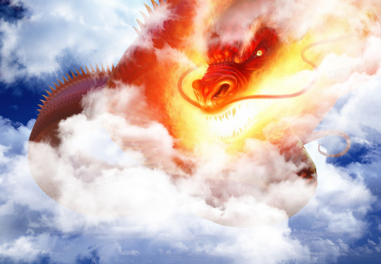中国龙psd分层素材