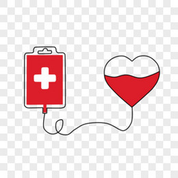 献血献爱心图标元素