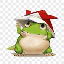 戴帽子的小青蛙