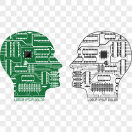 矢量图人的大脑