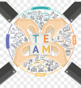 创意团队合作商务信息图矢量素材