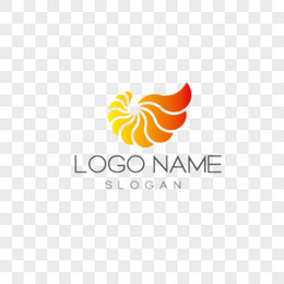 创意橙色企业LOGO设计元素