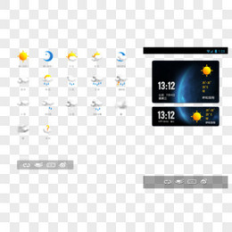 图标ui手机界面天气图标