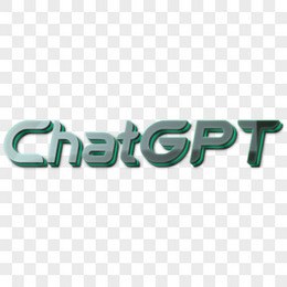 科技感3D立体ChatGPT艺术字