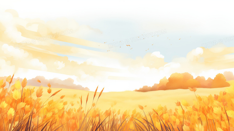 金色秋天大丰收 980