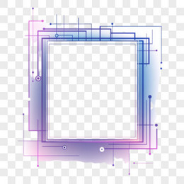 科技风边框免抠元素
