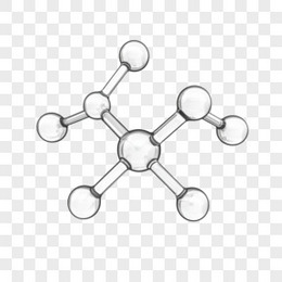 插画科技行业细胞融合电子中子免抠元素