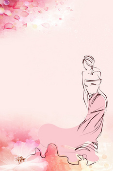 三八妇女节粉色背景素材