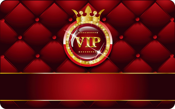 红色尊贵VIP会员卡背景素材