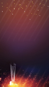 奥运运动竞技剪影奖杯夺冠奥林匹克背景