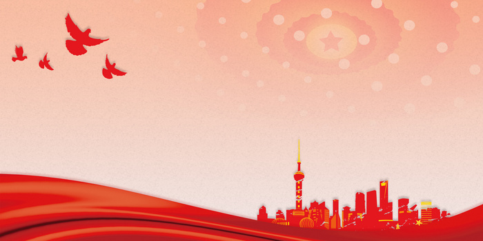 黑夜简约梦幻湖面划船背景
