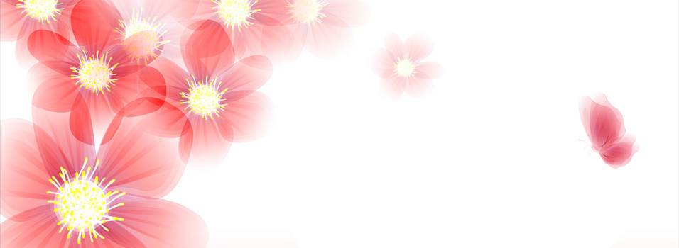 花朵唯美音乐背景banner