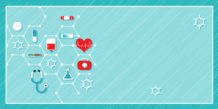 创意大气简约世界急救日医疗急救背景