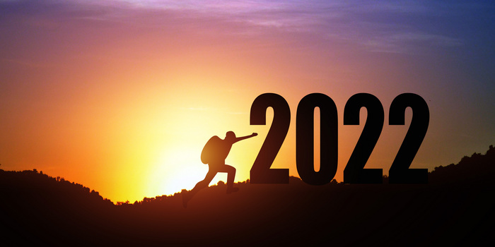 商务正能量2021新年希望飞跃背景