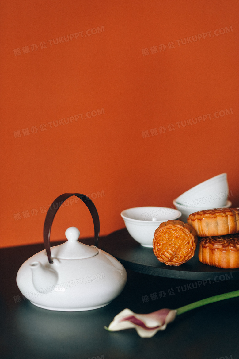 中秋下午茶糕點(diǎn)美食圖片