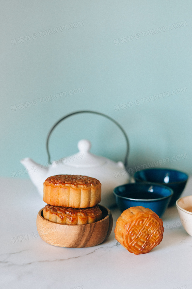 中秋节日食物月饼图片