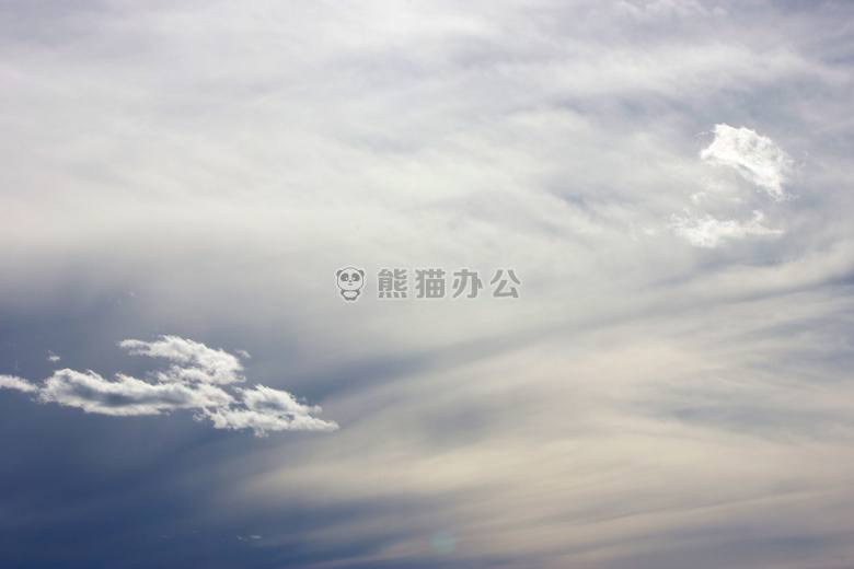云 多云的 天空
