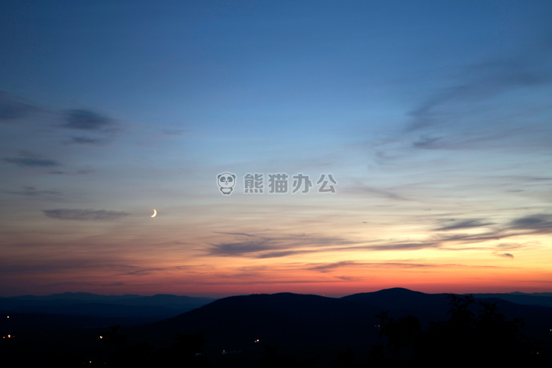 黄昏 天空 日落