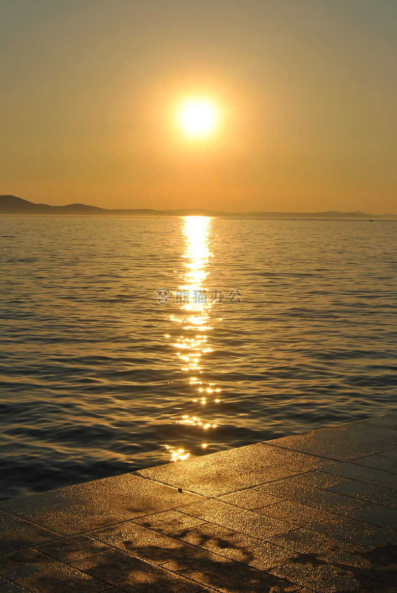 海 太阳 日落