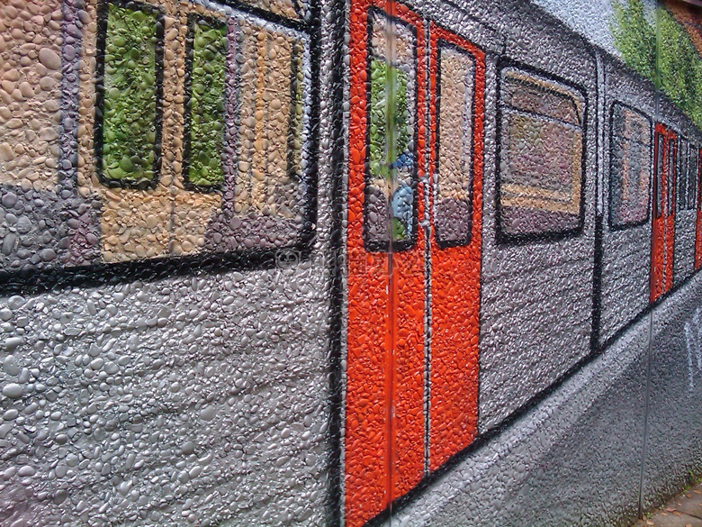 艺术 涂鸦 地铁