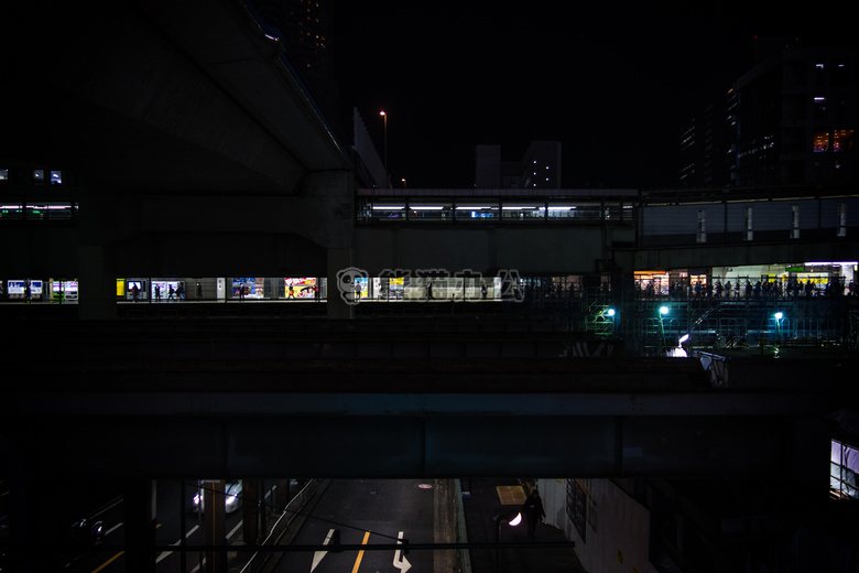 夜景涩谷东京