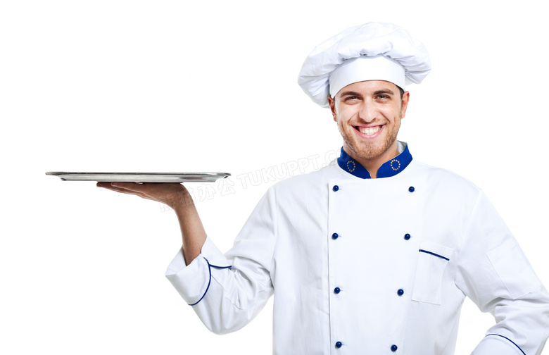 穿白大褂儿的厨师人物摄影高清图片