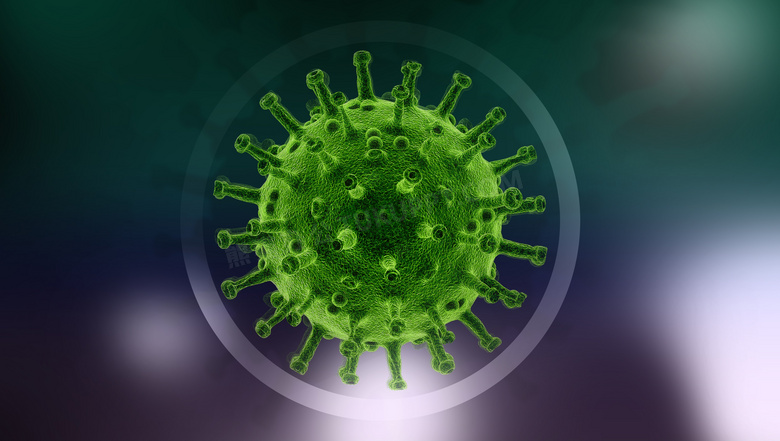 绿色病毒图片