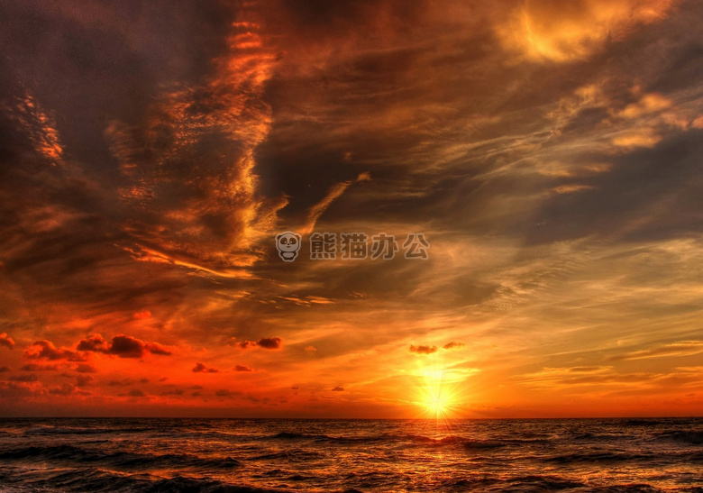 abendstimmung 余辉 海滩