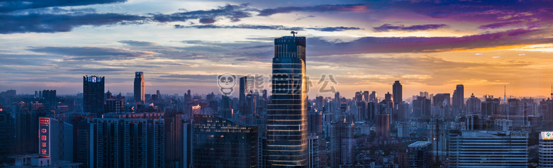 云彩下的中国建筑图片
