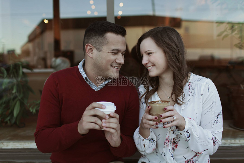 咖啡 夫妇 饮酒