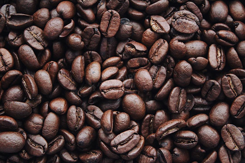 阿拉比卡咖啡 芳香的 豆 