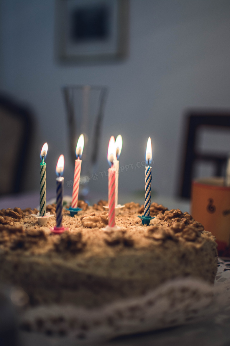 生日蛋糕蜡烛图片