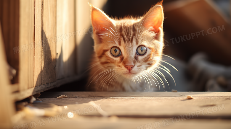 家居宠物猫摄影图