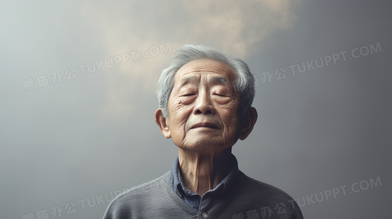 阿尔兹海默症的老年人图片