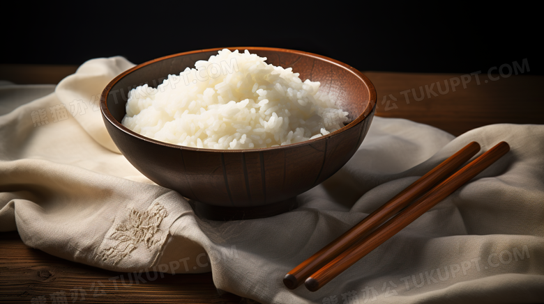 五谷杂粮大米食物摄影图