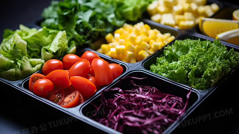 蔬菜创意素食健康有机食品摄影图