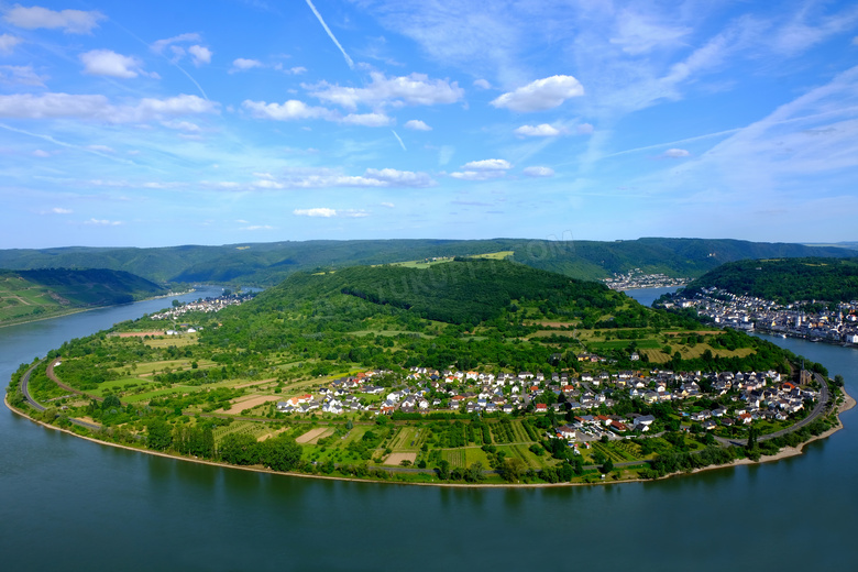 东莱茵河谷风景图片