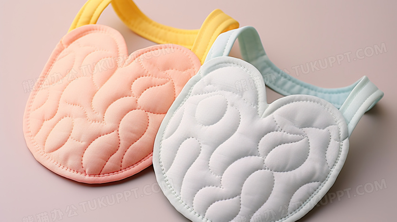 彩色可爱童趣婴儿口水巾图片