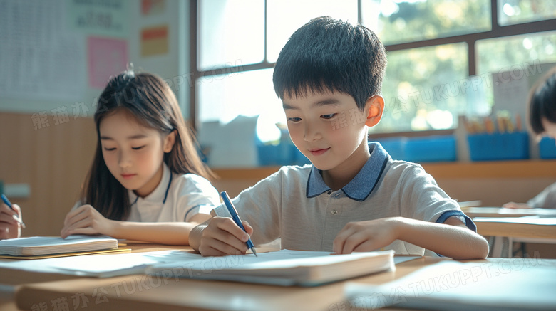 写作业做作业读书写字学习照片