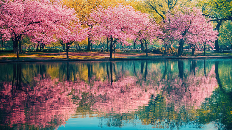 春暖花开自然风景图片