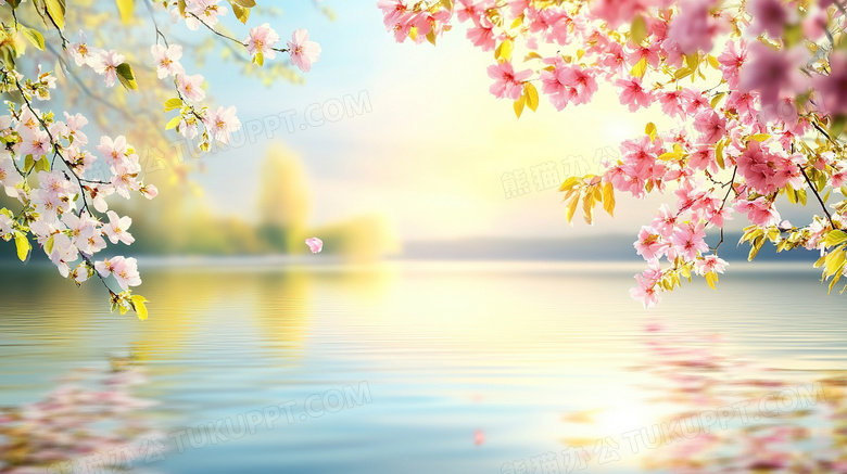 春暖花开自然风景图片